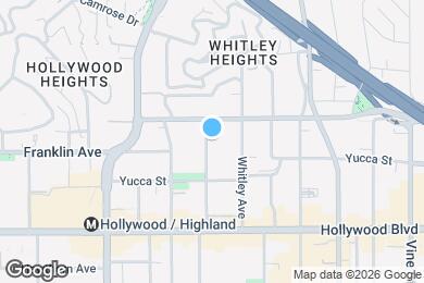 Map image of the property - 1846 N Cherokee Ave