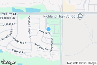 Map image of the property - 860 Bandera Ct