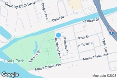 Map image of the property - 1332 Occidental Ave
