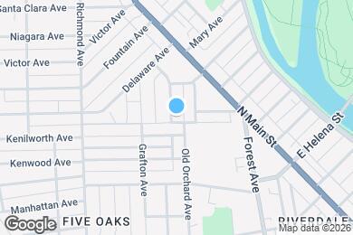 Map image of the property - 602 Rockford Ave