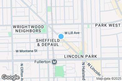 Map image of the property - 2516 N Lincoln Ave