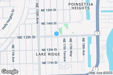 Map image of the property - 1245 NE 17th Ave