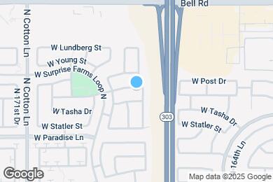 Map image of the property - 16823 W Cottonwood St