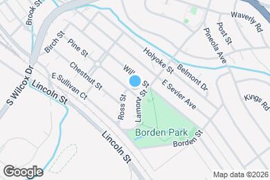 Map image of the property - 1350 Pine St