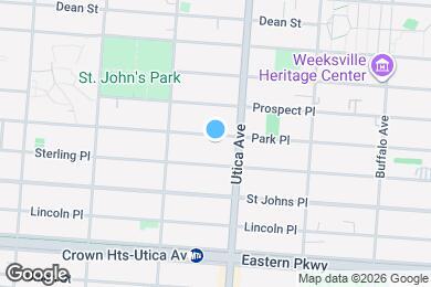 Map image of the property - 1380 Park Pl