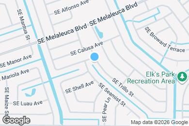 Map image of the property - 2120 SE Trillo St
