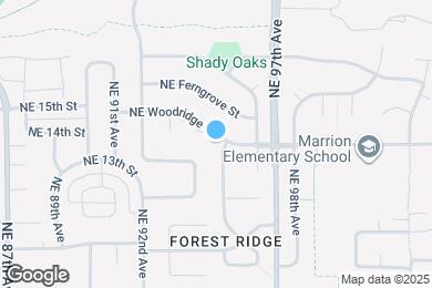 Map image of the property - 9423 NE Woodridge St