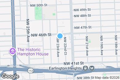 Map image of the property - 4491 NW 23rd Ave