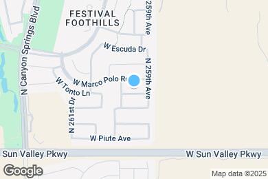 Map image of the property - 25960 W Tonto Ln
