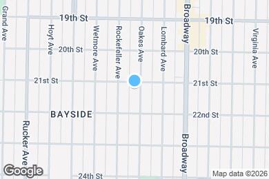 Map image of the property - 2106 Oakes Ave