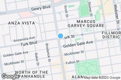Map image of the property - 1058 Divisadero St