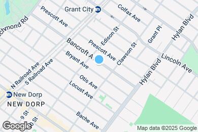 Map image of the property - 206 Bancroft Ave