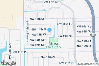 Map image of the property - 7301 NW 13th Ct