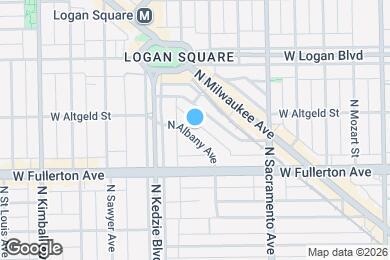 Map image of the property - 2451 N Albany Ave