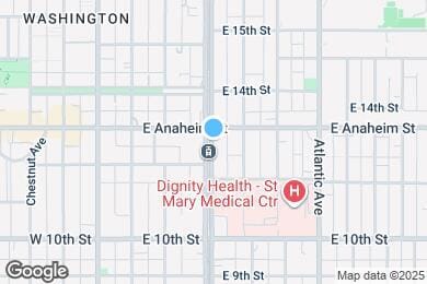 Map image of the property - 1240 Long Beach Blvd