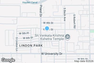 Map image of the property - 1315 W 5th St