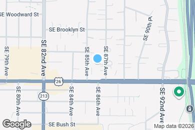 Map image of the property - 3259 SE 87th Ave