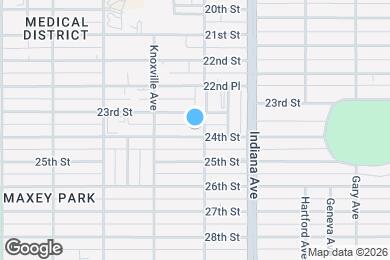 Map image of the property - 3504 24th St