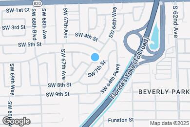 Map image of the property - 611 SW 64th Way