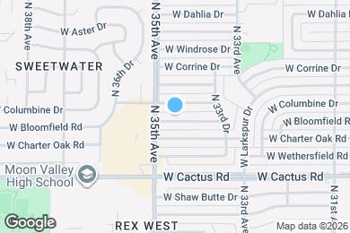 Map image of the property - 3424 W Bloomfield Rd