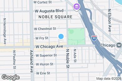 Map image of the property - 817 N Bishop St