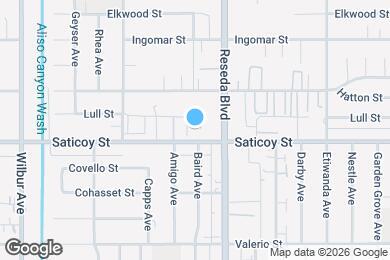 Map image of the property - 18535 Saticoy St