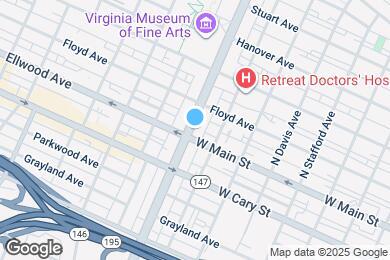 Map image of the property - 7 N Arthur Ashe Blvd
