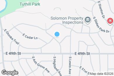 Map image of the property - 1801 E Otonka Ridge