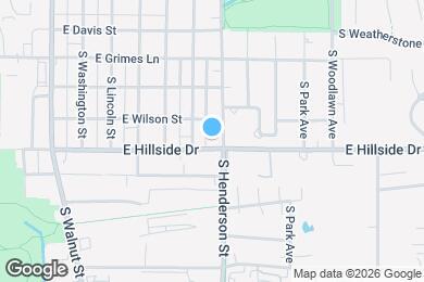 Map image of the property - 581 E Hillside Dr