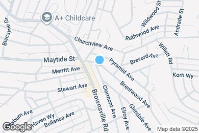 Map image of the property - 2800 Brentwood Ave