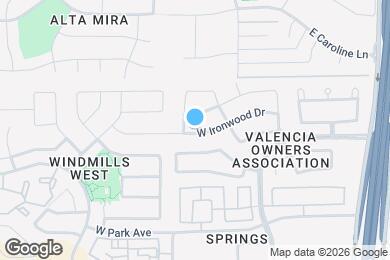 Map image of the property - 3470 W Ironwood Dr