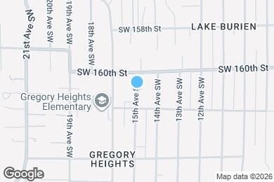 Map image of the property - 16030 15th Ave SW