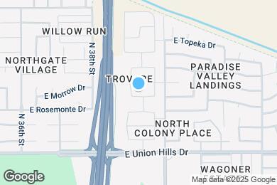 Map image of the property - 3916 E Morrow Dr