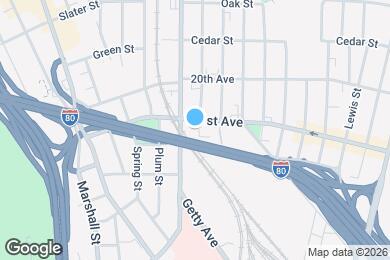 Map image of the property - 194 21st Ave