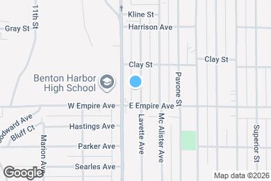 Map image of the property - 862 Lavette Ave