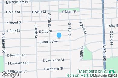 Map image of the property - 1764 E Johns Ave