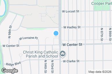 Map image of the property - 2737 N 92nd St