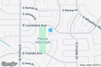 Map image of the property - 12801 E Wyoming Cir