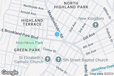 Map image of the property - Highland Terrace Apartments