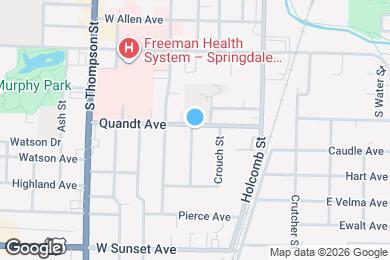 Map image of the property - 313 Quandt Ave