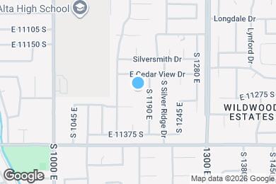 Map image of the property - 11257 S Cedar View Cir