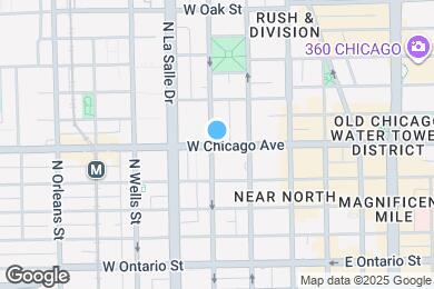 Map image of the property - 98 W Chicago Ave