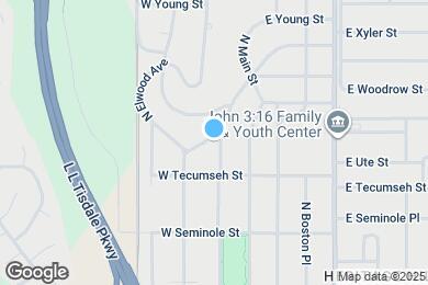 Map image of the property - 1939 N Denver Blvd