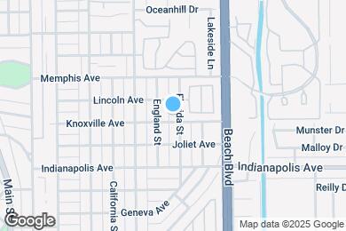 Map image of the property - 1107 Florida St