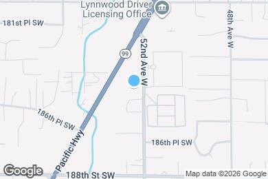 Map image of the property - Hillside Apartments