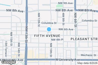 Map image of the property - 1009 NW 6th Ave