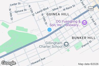 Map image of the property - 1020 W Market St