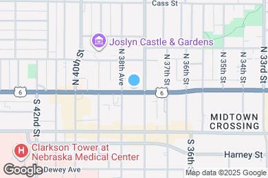 Map image of the property - 3812 Dodge St