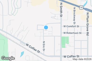 Map image of the property - 425 N Eric Dr