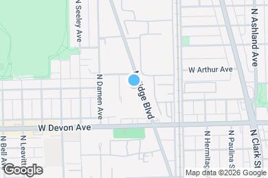Map image of the property - 6454 N Ridge Blvd